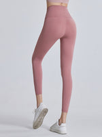 Wide Waistband Sports Leggings - Ladyez
