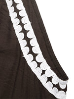 Crochet Trim Sleeveless Maxi Dress