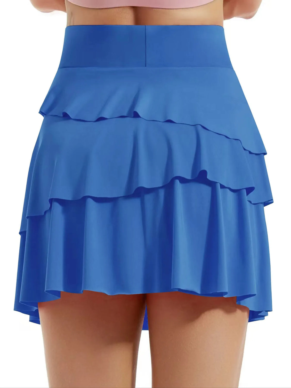 Tiered Ruffle Active Skort - Ladyez
