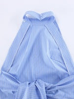 Striped Halter Neck Cami