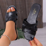 Woven Strap Open Toe Sandals