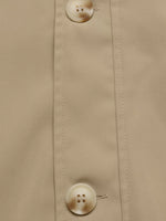 Relaxed Fit Button Up Shacket
