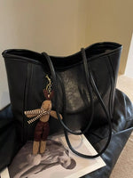 Leather Tote Shoulder Bag