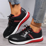 Round Toe Platform Sneakers