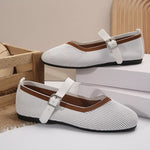 Round Toe Mesh Slip-Ons