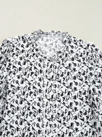 Floral Button Down Long Sleeve Shirt