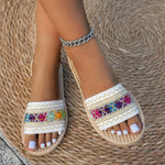 Open Toe Flats Sandals