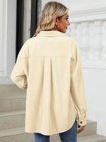 Button Up Long Sleeve Shirt with Breast Pockets