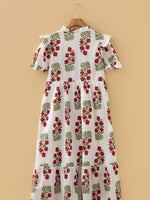 Floral Print Casual Mini Dress
