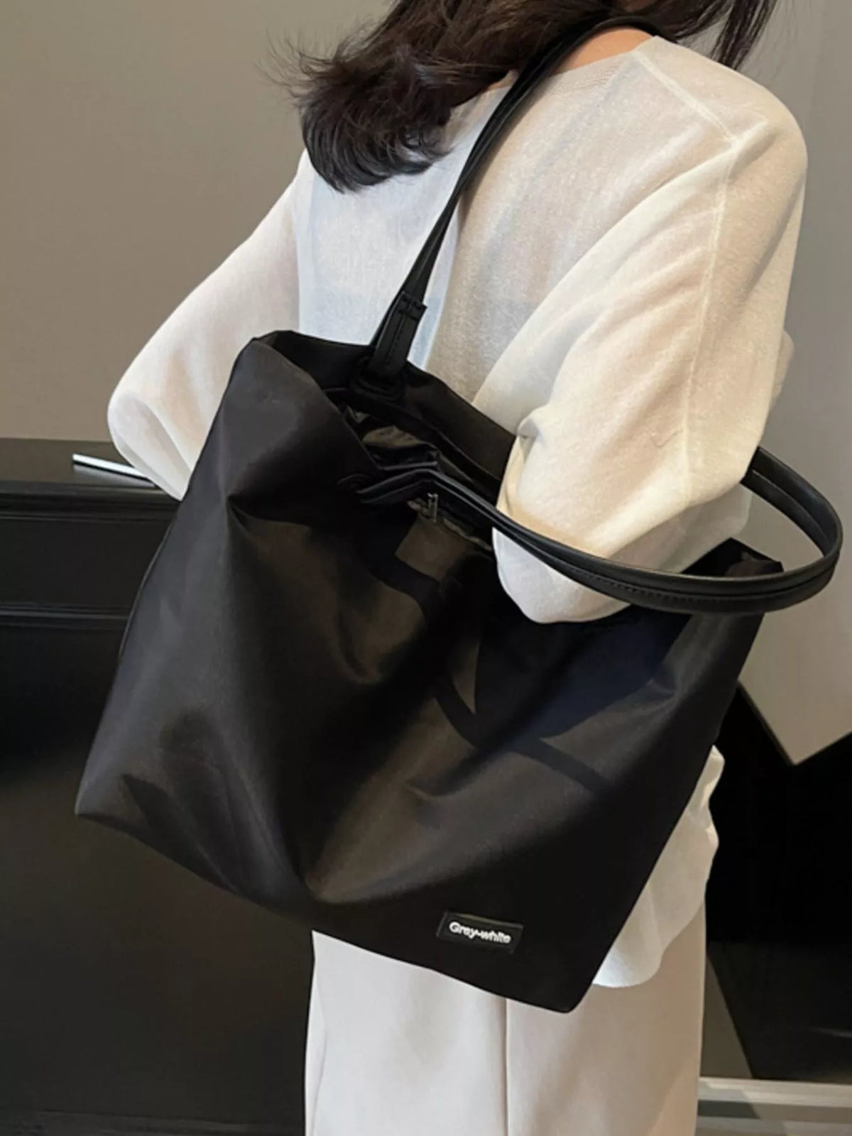 Oxford Cloth Shoulder Bag