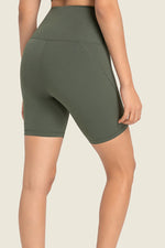 Millennia Seamless High-Rise Wide Waistband Biker Shorts - Ladyez