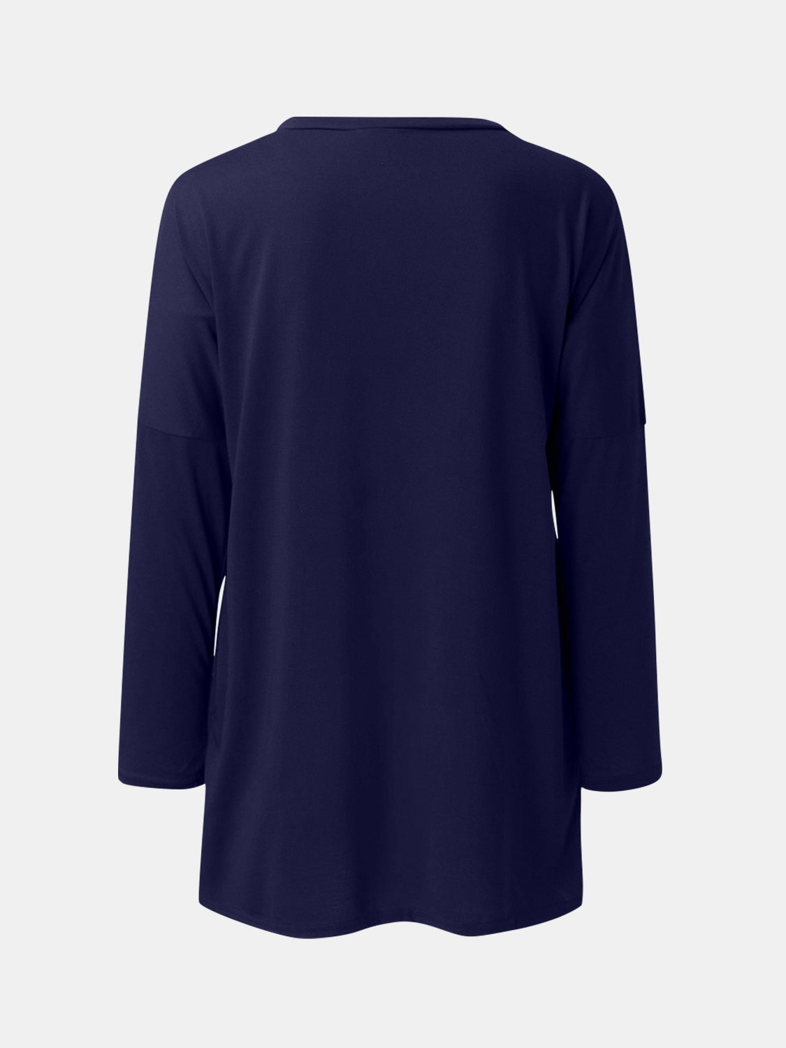 Full Size Round Neck Long Sleeve T-Shirt - Ladyez