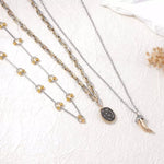 3 Piece Chain Pendant Necklace