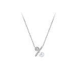 Pearl Percentage Pendant Necklace