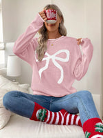 Bow Round Neck Sweater