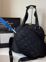 Quilted Badminton Racket Shoulder Bag