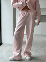 Zip-Up Hoodie and Sweatpants Set