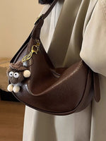 Vintage Style Crescent Crossbody Bag