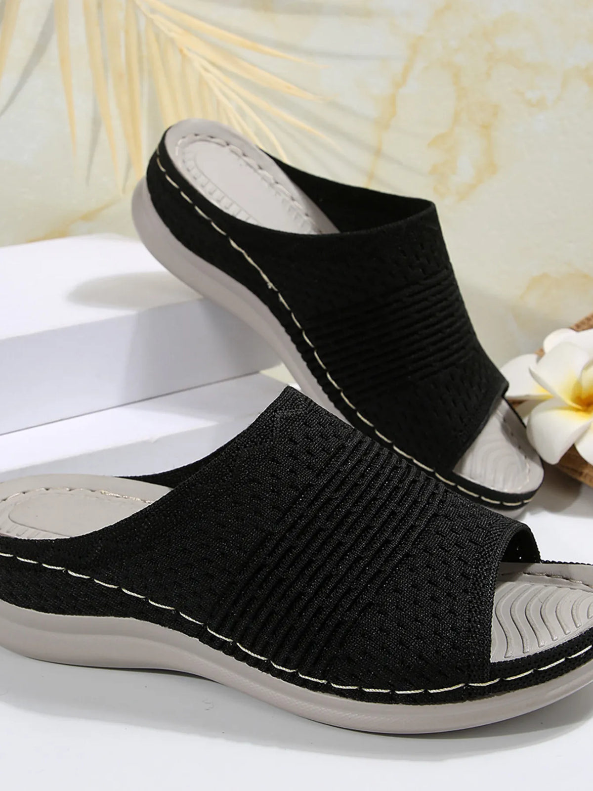 Mesh Open Toe Sandals