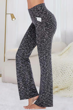 Pocketed High Waist Active Pants - Ladyez