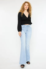 Kancan High Rise Curvy Flare Jeans - Ladyez