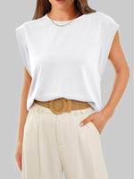 Solid Color Round Neck Tank