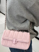 Quilted Flap Chain Crossbody Bag