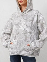 Full Size Kangaroo Pocket Long Sleeve Hoodie Plus Size