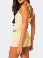 Lace Detail Cami and Shorts Set