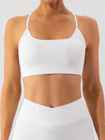 Spaghetti Strap Active Bra - Ladyez