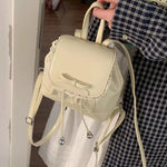 Lace Trim Bowknot Backpack Bag