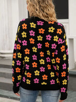 Floral Crew Neck Sweater