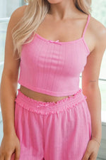 Button Down Cardigan, Cami and Shorts Set