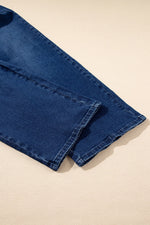 Straight Leg Mid-Rise Shift Jeans
