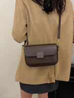 Flap Adjustable Strap Crossbody Bag