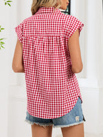 Gingham Button-Down Shirt