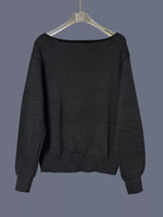Studded Single Shoulder Knit Top
