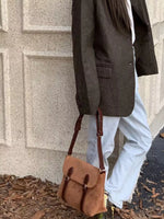 Double Buckle Crossbody Bag