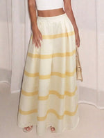 Striped Maxi Skirt