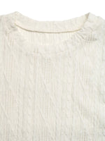 Textured Cap Sleeve Top