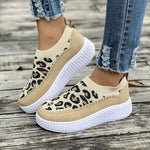 Round Toe Platform Slip-Ons