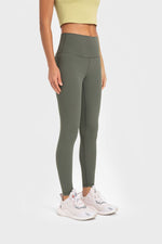 Millennia Highly Stretchy Wide Waistband Yoga Leggings - Ladyez