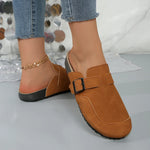 Round Toe Flat Slip-Ons