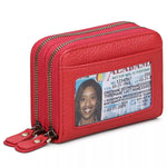 Leather Card Case with ID Window