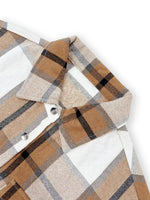 Plus Size Casual Plaid Button-Down Shirt