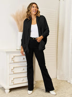 Angel Wings Open FrontCardigan with Pockets