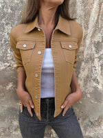 Button Front Closure Denim Jacket