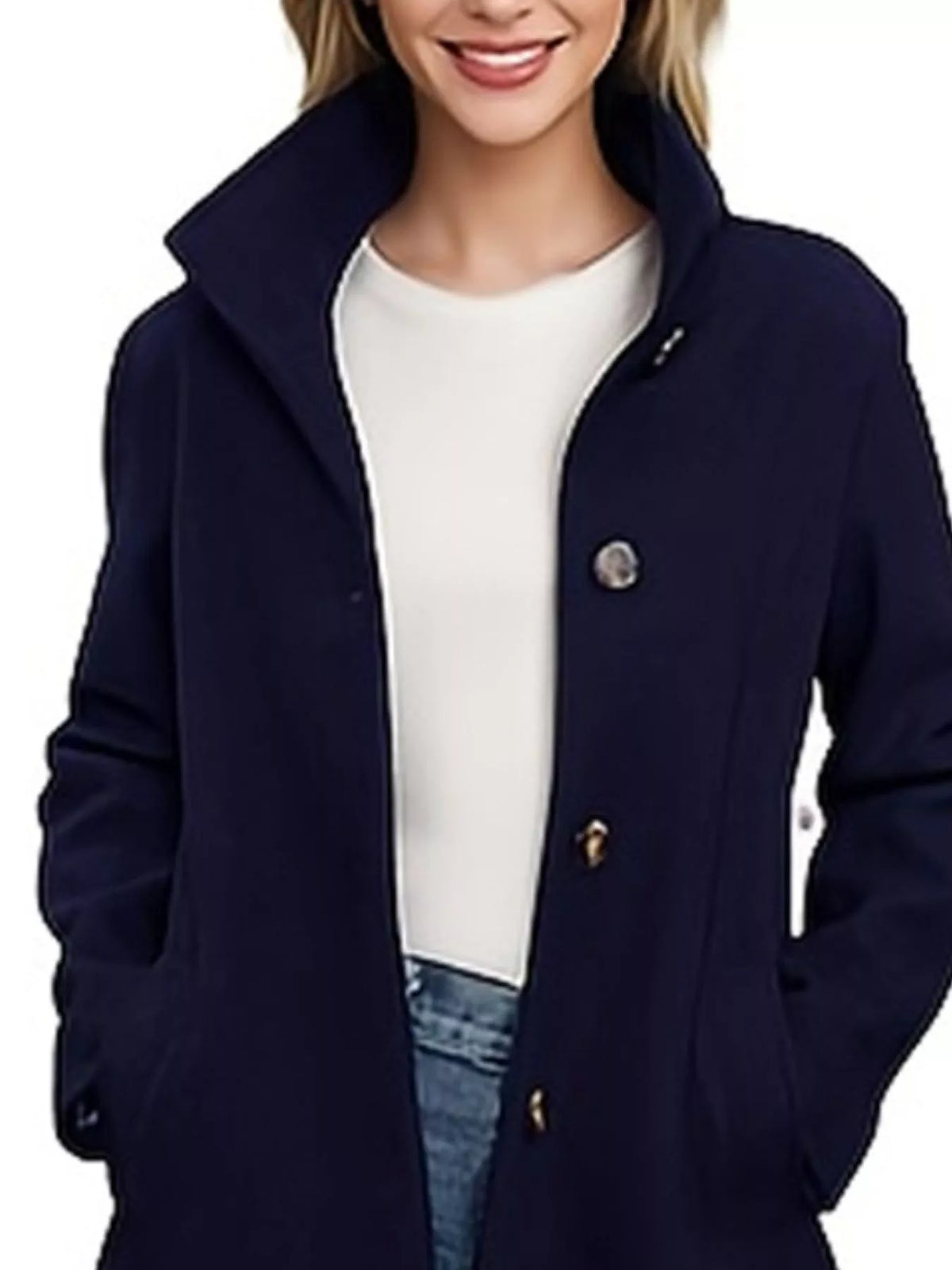 Button-Down Long Sleeve Outerwear