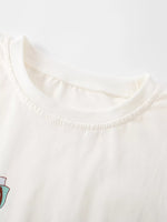 Children's Ruffle Long Sleeve Graphic T-Shirt