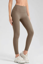 Wide Waistband Sport Leggings - Ladyez
